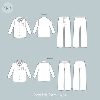 Rosalind Ladies Pyjama Sewing Pattern