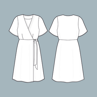Pattern Printing Service Ada Dress