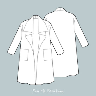 Bianca ladies coat coatigan sewing pattern