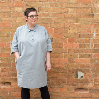 Lady Wearing Hippolyta Ladies Top Sewing Pattern