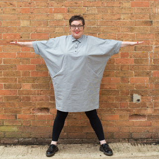 Female wearing Hippolyta Ladies Top Sewing Pattern