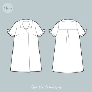 Emelia ladies dress sewing Pattern