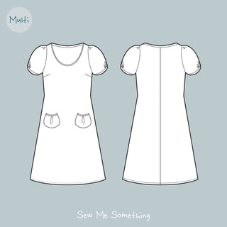 Kate Ladies dress Sewing Pattern