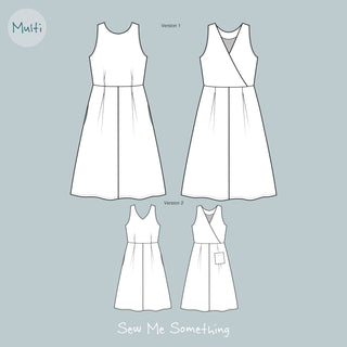 Ursula Ladies Dress Sewing Pattern
