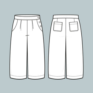 Sew Me Something Winnie Culottes PDF Sewing Pattern