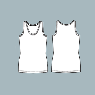 Mechanicals: Flute Vest Pattern Printing Service