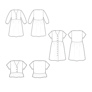 Jessica Dress Hacks Pattern Printing Service