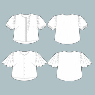 Octavia Top Pattern Printing Service