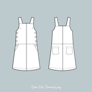 Perdita Ladies Pinafore Dress Sewing Patter